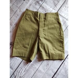 VINTAGE Boy Scouts Of America Official Uniform Green Shorts Bermuda Read
